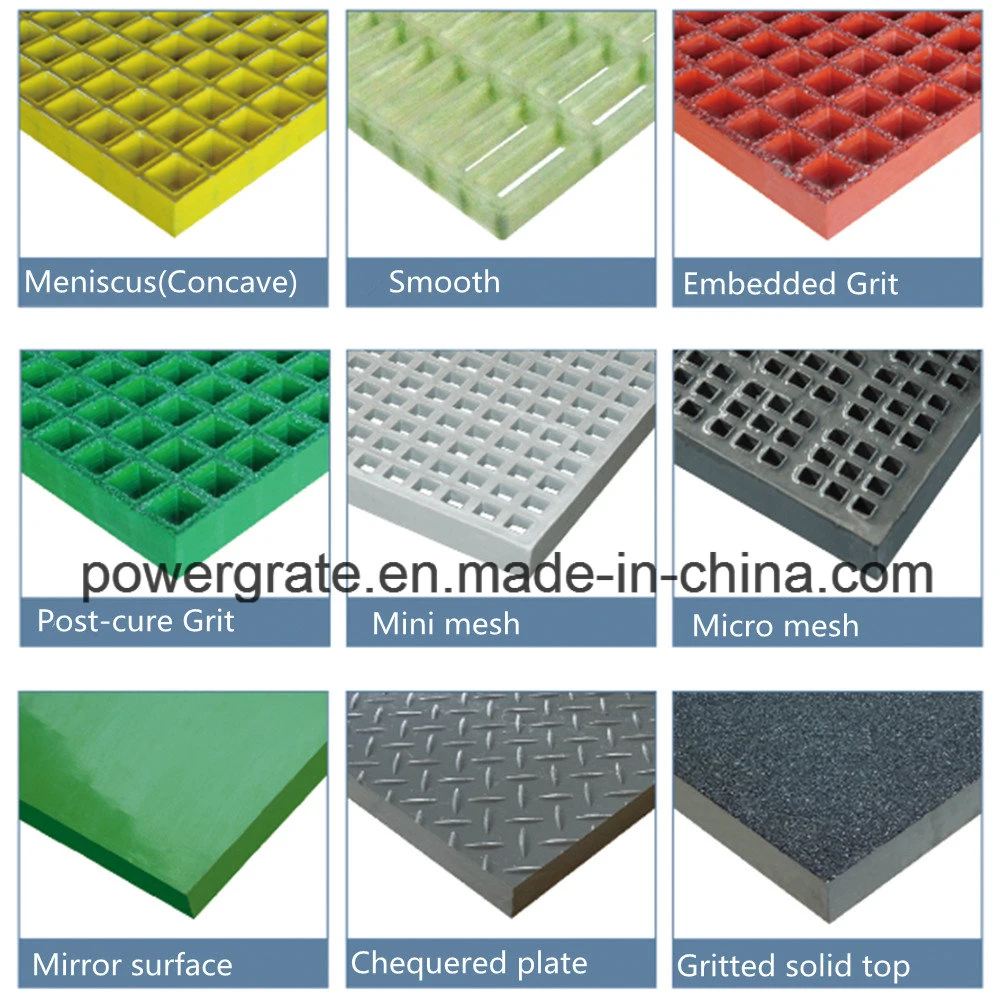 FRP Moulded Grating with Concave Surface