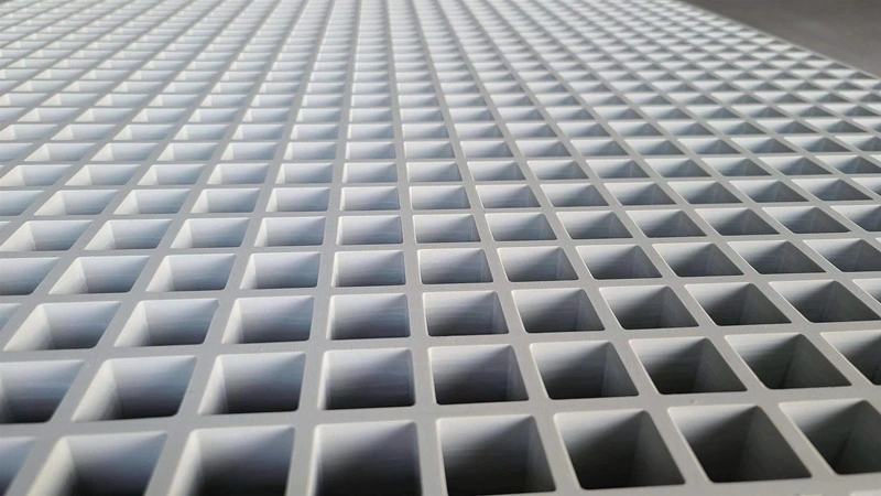 Good Price 4 Feet*12 Feet Panel Size 1-1/2 Inch Mesh Size FRP Grating Sheet